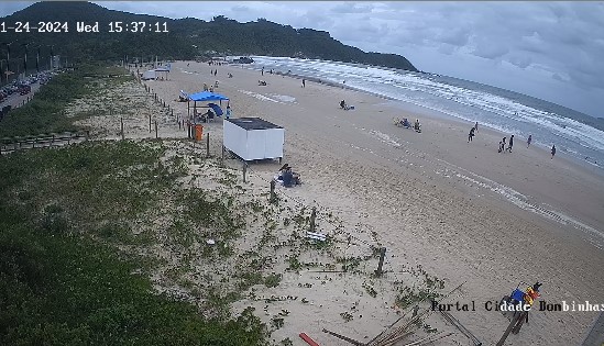 Câmera ao vivo Praia de Mariscal - Bombinhas SC - Live Cam